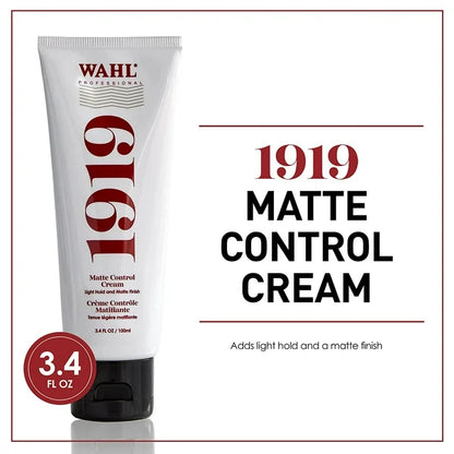 WAHL 1919 MATTE CONTROL CREAM 3.4 OZ