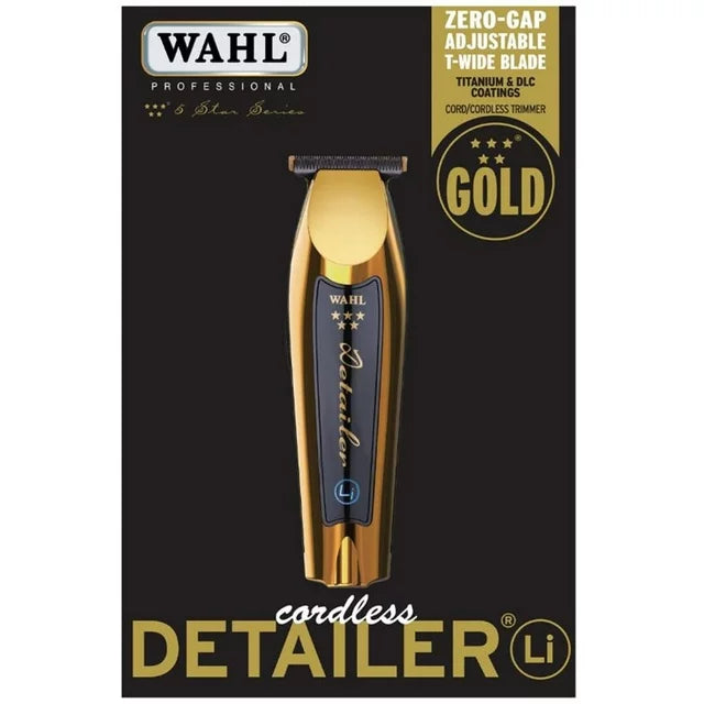 WAHL TRIMMER 5S DETAILER LI GOLD #08171-700 CORDLESS